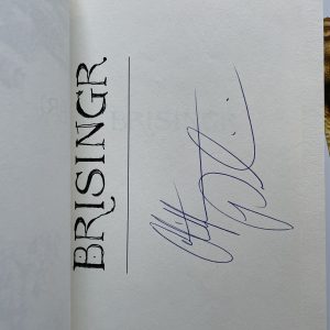 Christopher Paolini - Brisingr - SIGNED - First Edition 2008